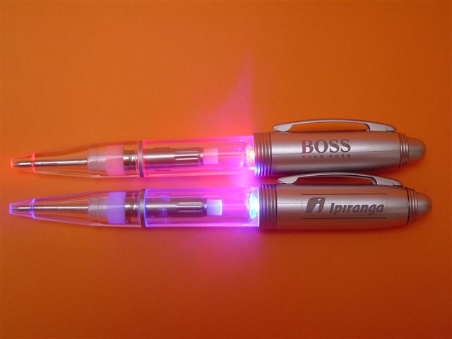 Gravação a laser em canetas